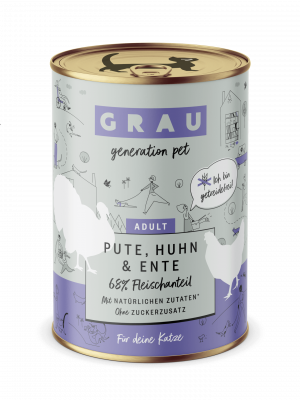 GRAU Pute, Huhn & Ente 400g